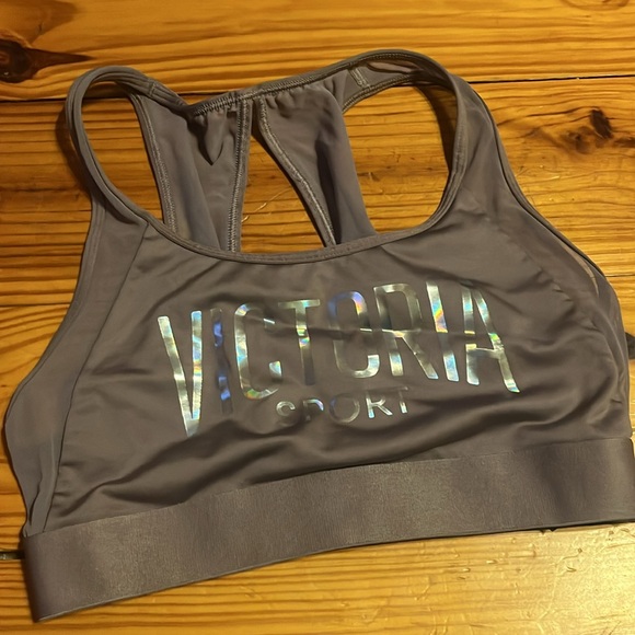 Victoria’s Secret Pink sports bras VS sports bra black and pink/mauve size XS - Picture 5 of 8